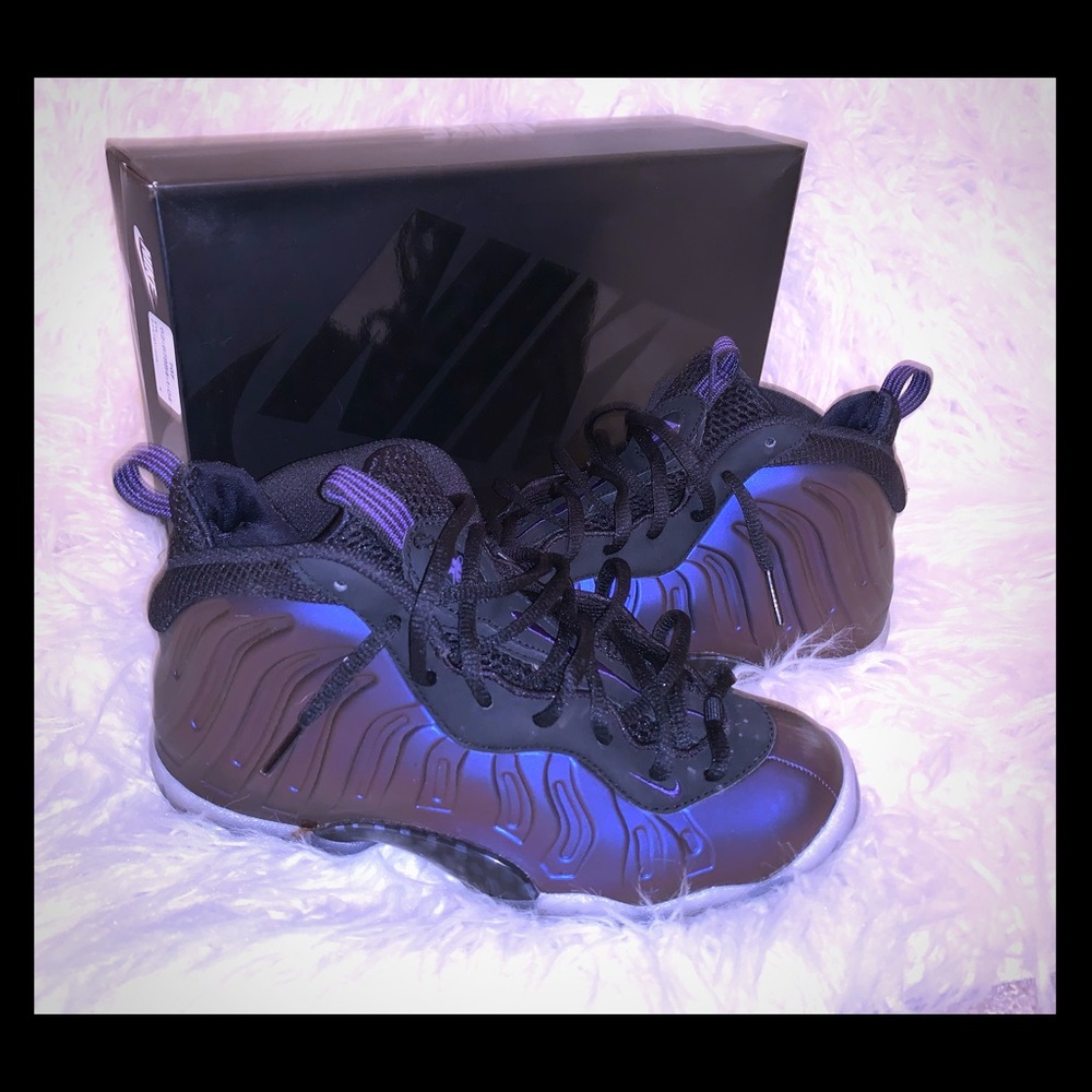 Nike foamposites Egg plant !! Just like new !